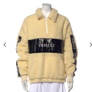 Fiorucci Yellow and Black Fleece Jacket